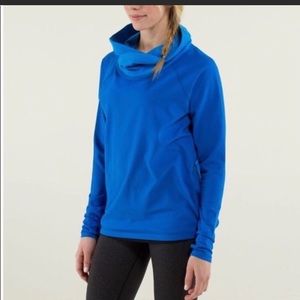 Lululemon blue cowl neck pullover
